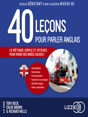 cover image of Quarante leçons pour parler anglais